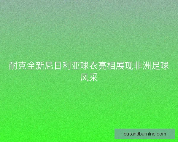 耐克全新尼日利亚球衣亮相展现非洲足球风采